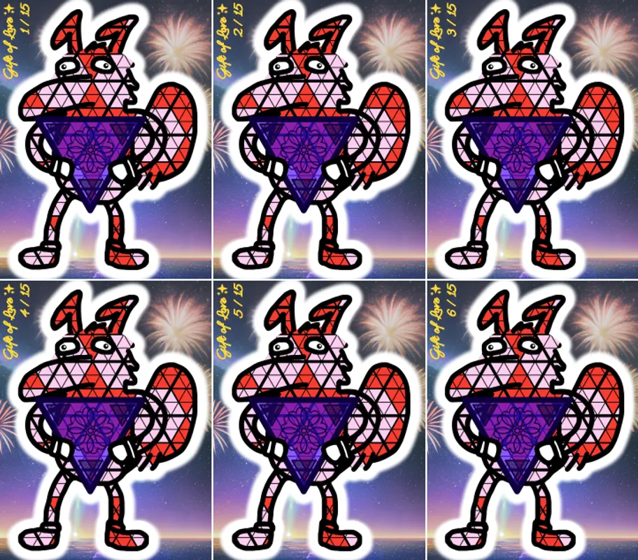 Sticker ID sheet example